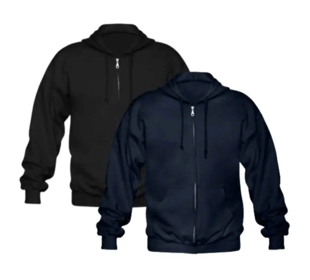 Bundle Of 2 Zipper Hoodies