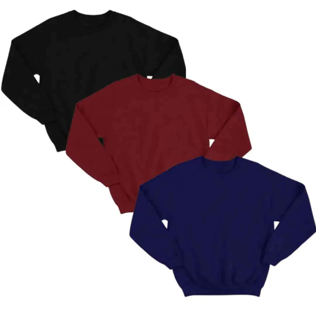 Bundle Of 3 Basic Sweatshirts