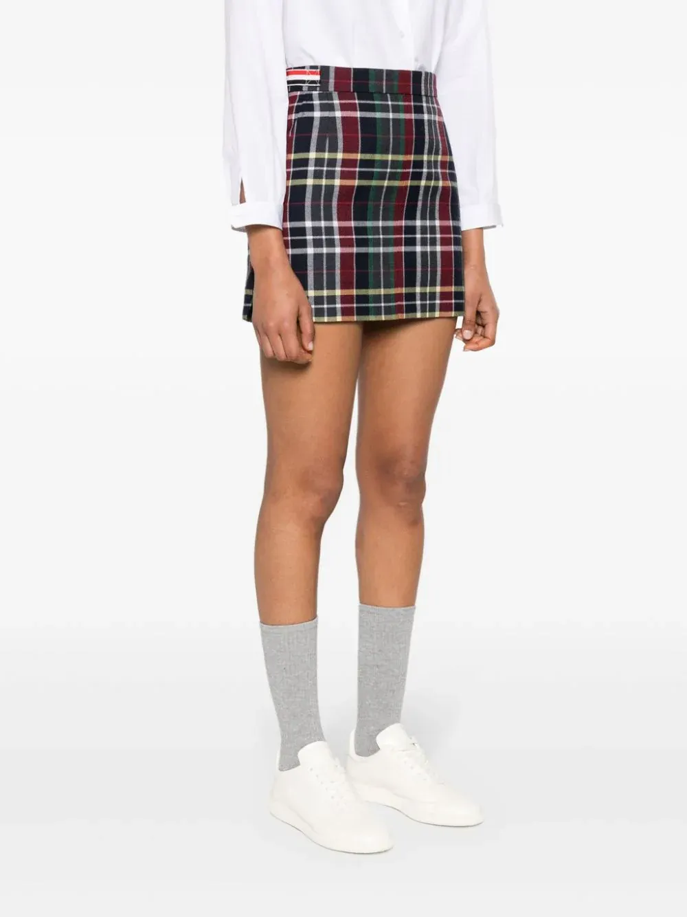 Check Mini Skirt