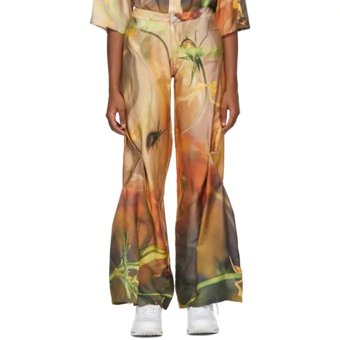 Collina Strada Yellow Draped Trousers