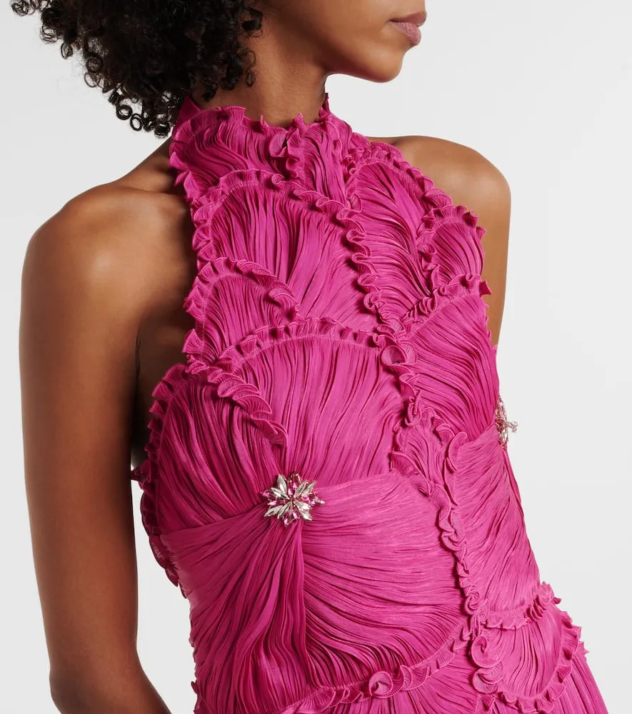 Costarellos Attina halterneck gown