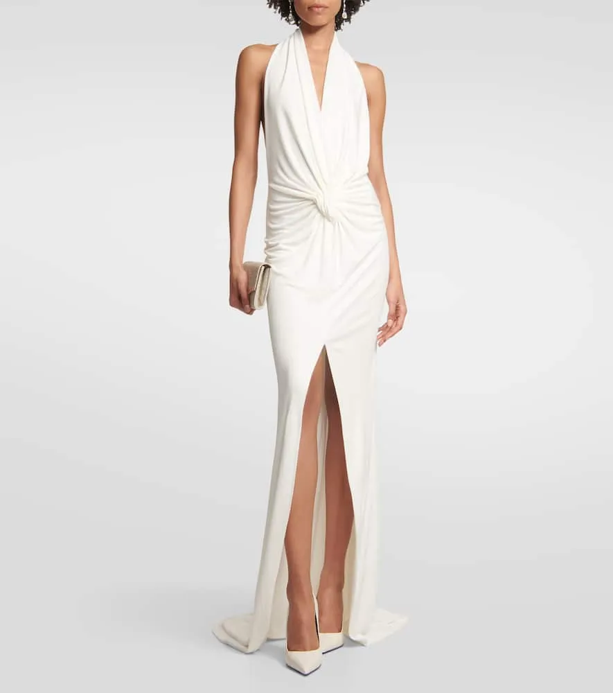 Costarellos Bridal Aspasia halterneck gown