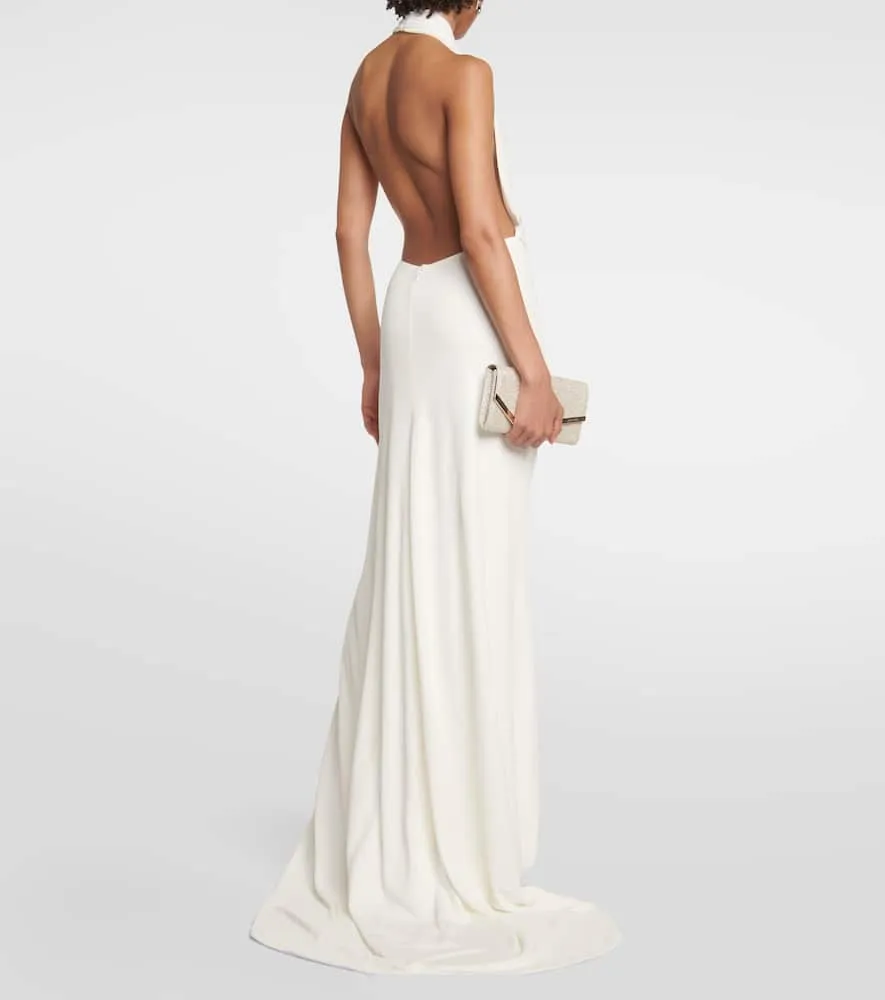 Costarellos Bridal Aspasia halterneck gown