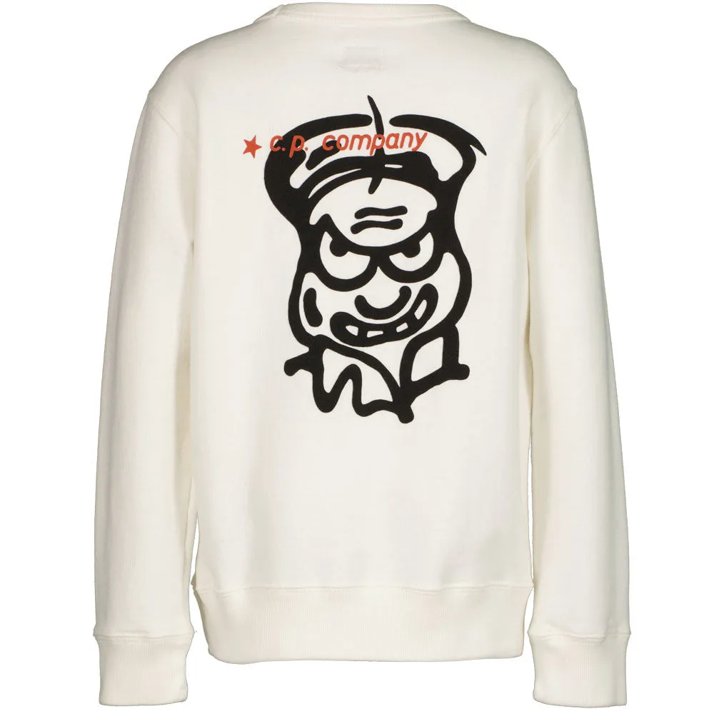 C.P. Junior Comics And Cars Logo Sweatshirt