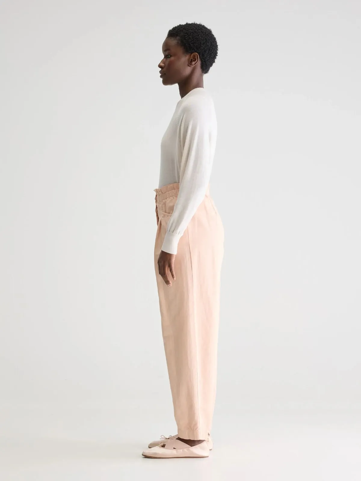 Lilow Paperbag Trousers - Pink