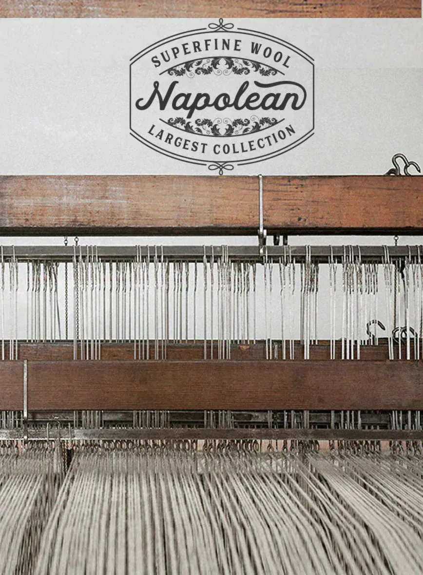 Napolean Bob Weave Gray Wool Jacket