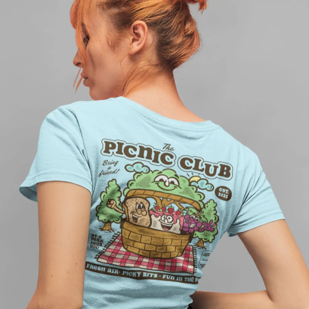 Picnic club adults t-shirt