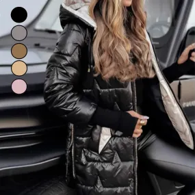 Step into Winter Discount SaleWomen's Winter Warm Hooded Mid-Length Coats